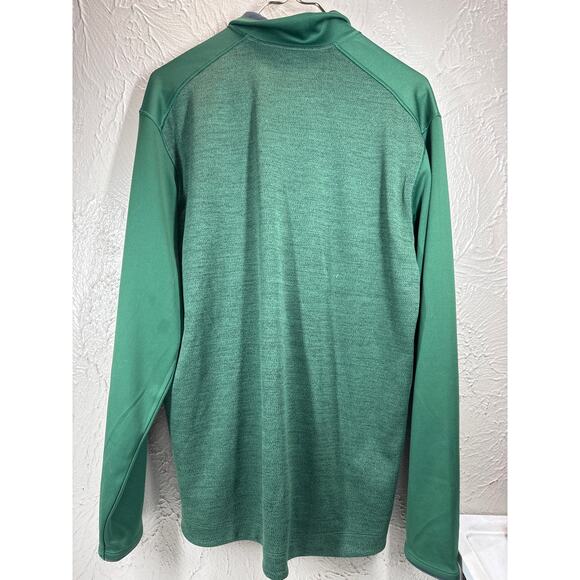 Nike Shirt Mens Green 1/4 Zip Dri-Fit Athleisure Performance Workout Gym Size M - Picture 2 of 5